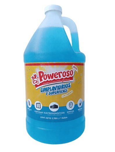 Poweroso Limpiavidrios y Superficies Galón